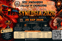 SYNERGIA 2026 National Level Technical Symposium Poster